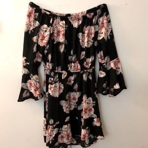 Off the shoulder floral dress